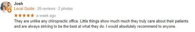 Chiropractic Palmyra MO Testimonial Josh Chiropractic Palmyra MO Testimonial Josh